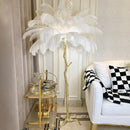 Nordic Feather Floor Lamp Personalized Creative Ostrich - Ljojo