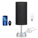 Ljojo 3-Way Touch Desk Lamp with USB-C & USB Charging Port