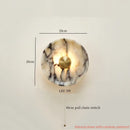 Ljojo Marble LED Wall Lights: Modern Minimalist Bedroom Kitchen Decor