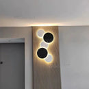 Modern Round Wall Lamp LED Eclipse Light for Bedroom Living Room Hallway Sconce by Ljojo
