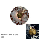 Ljojo Marble LED Wall Lamp with Gold Metal Finish
