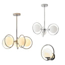 Ljojo Minimalist LED Ceiling Chandelier Pendant Light Fixture High-End Bauhaus Design Art