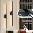 Ljojo LED Wall Lights: Wireless Rechargeable Dimmable Touch Switch ON/OFF Lamps