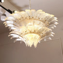 Luxury European Murano Vintage Glass Chandelier LED for Living Room Staircase Villa Ljojo
