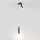 Ljojo LED Pendant Light Chandelier with Spotlights Modern Indoor Lighting for Living Room Bedroom