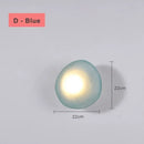 Ljojo LED Wall Lamp: Wabi Sabi Style Minimalist Bedroom Lighting