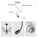 Ljojo 50cm LED Track Light with Adjustable Beam Angle for Home, Store & Exhibition Lighting