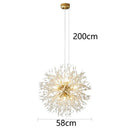 Ljojo LED Pendant Chandelier for Living Room Dining Salon Bedroom - Modern Indoor Lighting Fixtures