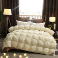 Ljojo Luxury Goose Down Quilted Cotton Winter Comforter Blanket