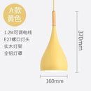 Nordic Small Pendant Lights Led Chandelier Macaron Color | Ljojo