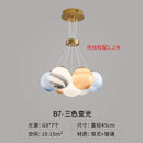 Ljojo Magic Bean Nordic Cream Chandelier - Modern Bedroom Lighting