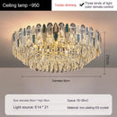 Crystal Shell Villa Luxury Ceiling Light Chandelier - Ljojo
