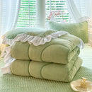 Ljojo Milk Fleece Winter Quilt: Thickened & Warm Comfortable Quilt Core