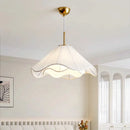 Nordic Fabric Led Chandelier Modern White E27 Pendant Lights - Ljojo