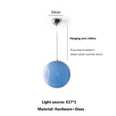 Colorful Bubble Pendant Light Glass Ball Hanging Lamp Dining Living Room Decor by Ljojo
