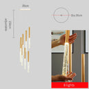 Large Long Crystal Chandelier Lighting for Staircase: Elegant Gold Chain Chandeliers by Ljojo