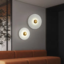 Nordic Stylish LED Wall Pendant Light | Scallop Pleated Wall Lamps by Ljojo