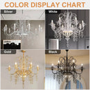 Retro Style LED Pendant Light Living Room Creative Designer Villa Staircase Iron Art Fixture by Ljojo
