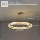 Ljojo Luxury Crystal Ceiling Pendant Lamp for Elegant Room Decor