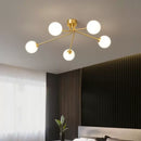 Nordic Glass Led Ceiling Light Modern Gold Magic Bean Bedroom Lamp by Ljojo
