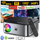 Ljojo™ 4K Android Projector 8K Decode WiFi Portable Home Theater Proyector Beamer