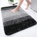 Ljojo Luxury U-Shape Bathroom Rug: Soft, Absorbent, Non-Slip Plush Shower Mat