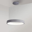 Modern Minimalist Aluminum Ring LED Pendant Light Chandelier for Bedroom Living Room by Ljojo