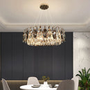 Ljojo Luxury Crystal Chandelier European Style for Living Room Dining Room Bedroom Villa Hotel