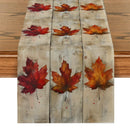 Ljojo Maple Wood Table Runner for Farmhouse Dining Decor