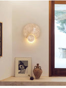 Ljojo Milk Oil Wind Bedhead Wall Light - Nordic Japanese Wabi Sabi Style