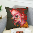 Ljojo 40x40 Jane Koluga Art Pillow Cover for Home Decor and Car Sofa Fall Theme
