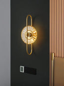 Ljojo Minimalist Crystal Wall Light for Living Room