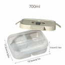 Ljojo 4 Grids Refrigerator Food Storage Box Kitchen Organizer