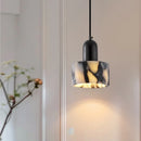 Art Deco Marble Pendant Light | Adjustable Cord E27 Bulb for Dining Room & Bedroom