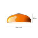 Bauhaus Ceiling Light Minimalism Pot Lid Round Downlight for Bedroom Study Round Restaurant by Ljojo