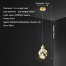Luxury LED Crystal Pendant Light Modern Design for Dining Room Living Room Bedroom Kitchen Cafe Bar by Ljojo