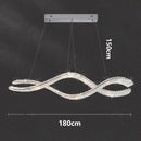 Ljojo Luxury Crystal Chandelier Pendant Light for Living Room - Modern Ceiling Light Fixture