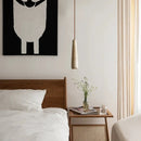 Japanese Wabi Sabi Stone Art Pendant Lamp Chandelier for Bedroom | Retro Home Decor Lighting by Ljojo