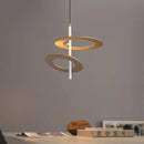 Circular LED Pendant Lights for Living Room Kitchen Dining | Modern Ljojo Chandelier Luminaires