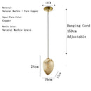 Modern Spanish Marble Chandelier Elegant Bedroom Lighting by Ljojo