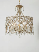 French Crystal Ceiling Light Princess Chandelier for Bedroom Dining Room by Ljojo