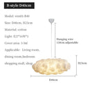Modern Cloud LED Pendant Light for Living Room Dining Bedroom by Ljojo
