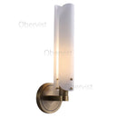 Ljojo LED Wall Sconce Copper Gold White Minimalist Art Deco Wall Light