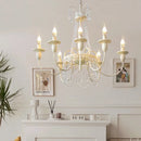French Cream Style Living Room Chandelier | Princess Room Main Light by Ljojo