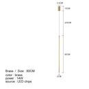 Ljojo Modern Slim Pendant Lights For Bedroom | Stylish Hanging Lamp for Living Room