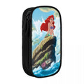 Ljojo Mermaid Double Layer Pencil Case | Large Capacity Stationery & Makeup Bag