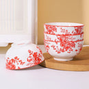 Ljojo 4.5" Ceramic Rice Bowl - Microwave and Oven Safe Kitchen Tableware