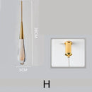 Modern Waterdrop Pendant Lamp LED Lighting Bedroom Living Room Dining Kitchen Stairwell Hanging Light by Ljojo
