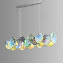 Nordic Green Glass Chandelier Luxury LED Pendant Light Dining Room Living Room Decor Ljojo