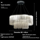 Nordic Postmodern Art Chandelier Luxury Tassel Designer LED Decorative Lamps by Ljojo
